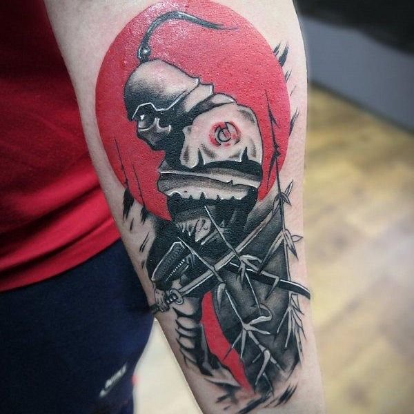 Tattoo samurai 3d