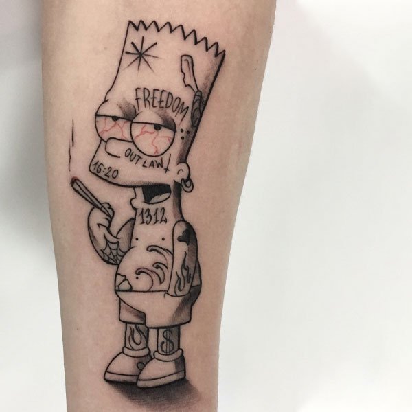 Tattoo simpson mini