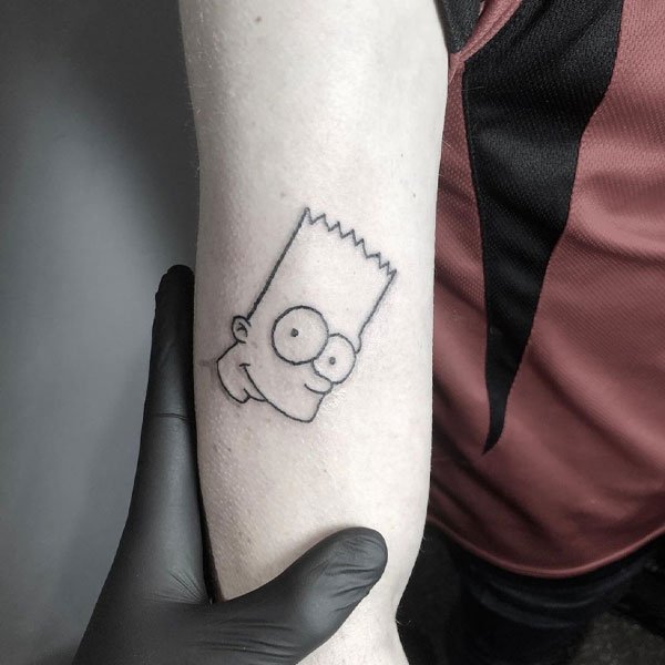 Tattoo simpson nhỏ