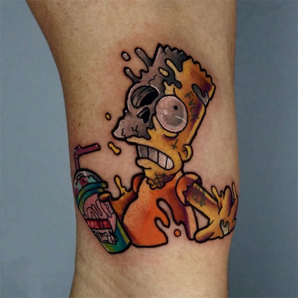 Tattoo simpson kinh dị