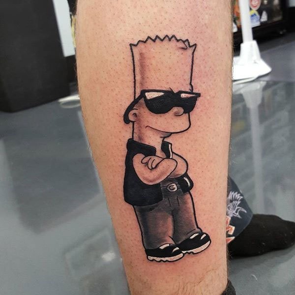 Tattoo simpson siêu ngầu