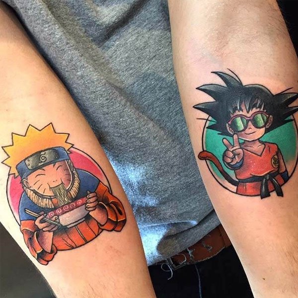 Tattoo songoku tay đẹp