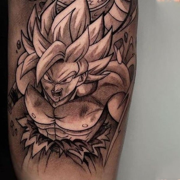 Tattoo songoku tay