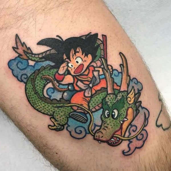 Tattoo songoku với sheron