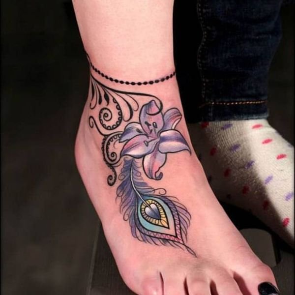 Tattoo vòng chân đẹp nhất