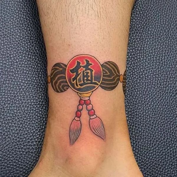 Tattoo vòng tay nhật cổ chuỗi hạt