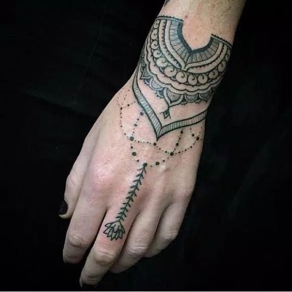 Tattoo vòng tay nhật cổ đẹp