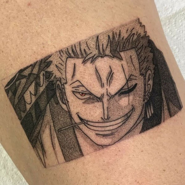 Tattoo zoro vui vẻ