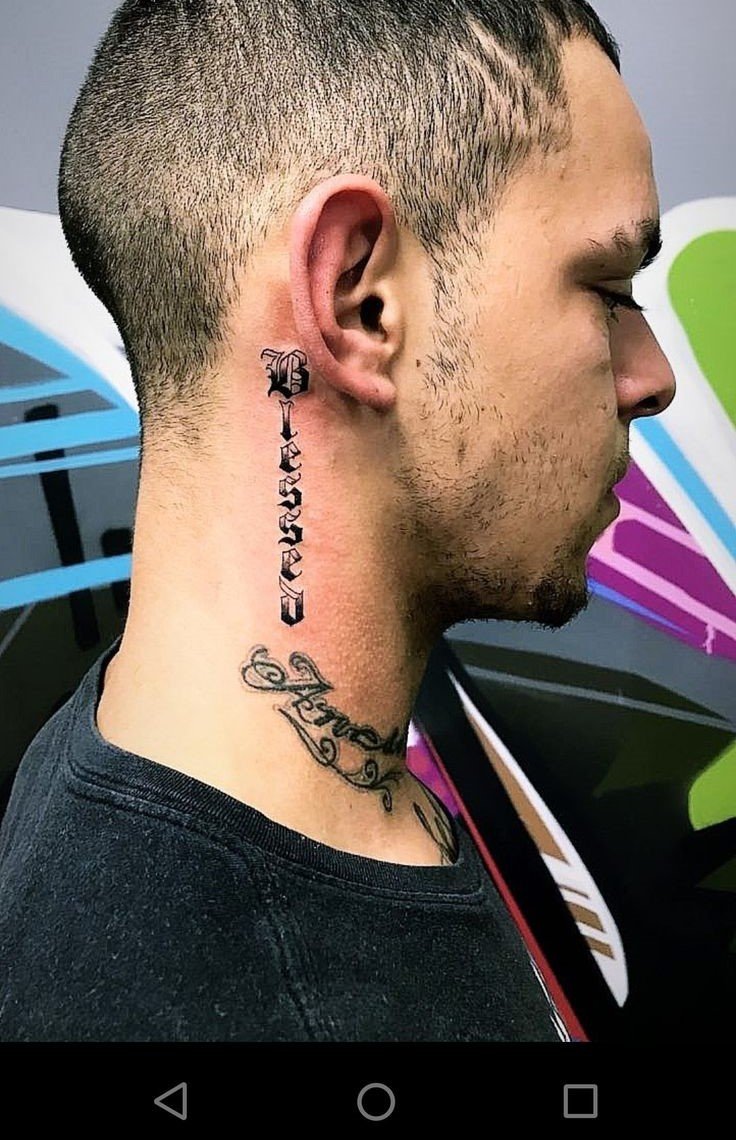 bộc lộ cá tính với mẫu tattoo chữ độc đáo