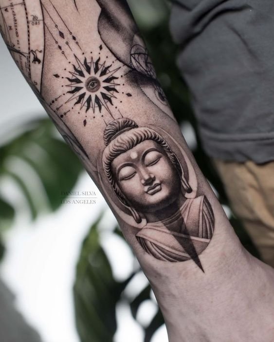 mẫu tattoo mang ý nghĩa giác ngộ tỉnh thức