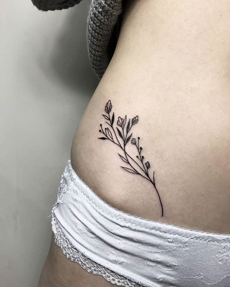 tattoo cỏ lau mini