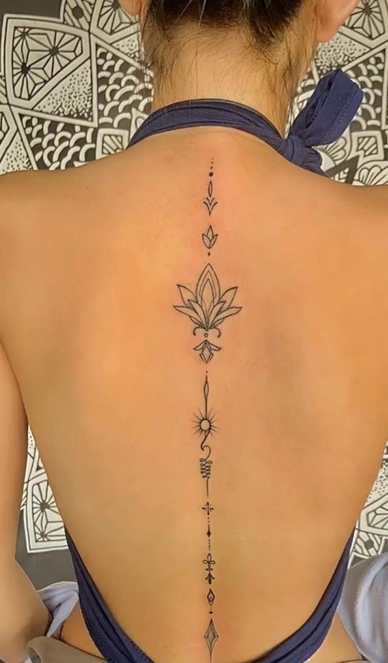 Tattoo hoa sen mandala cực quyến rũ