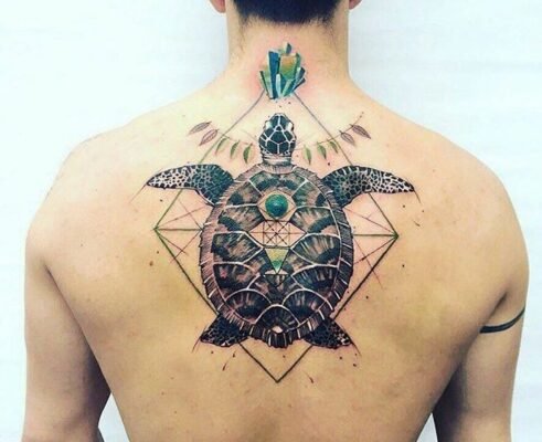 tattoo rùa tạo nên nét riêng trong nghệ thuật