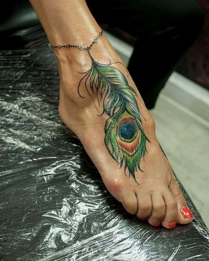 Tattoo xanh huyền bí