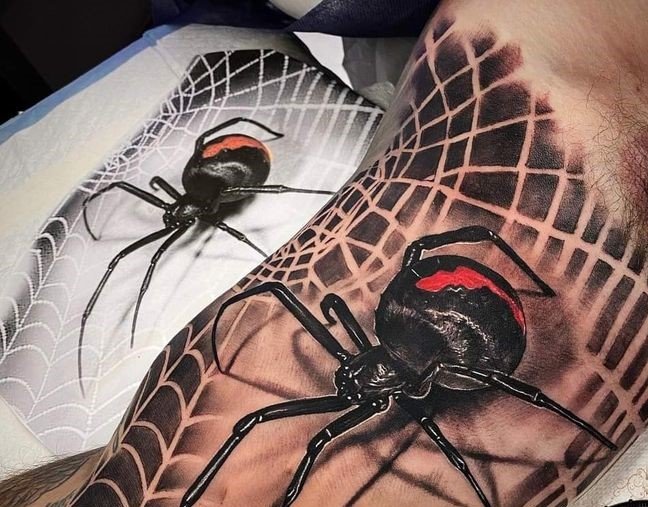 ý tưởng tattoo con nhện cực đẹp mắt