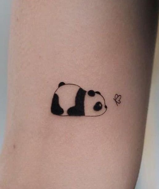 hình xăm ở chân nữ mẫu gấu trúc mini cute hình xăm ở chân nữ mẫu gấu trúc mini cute
