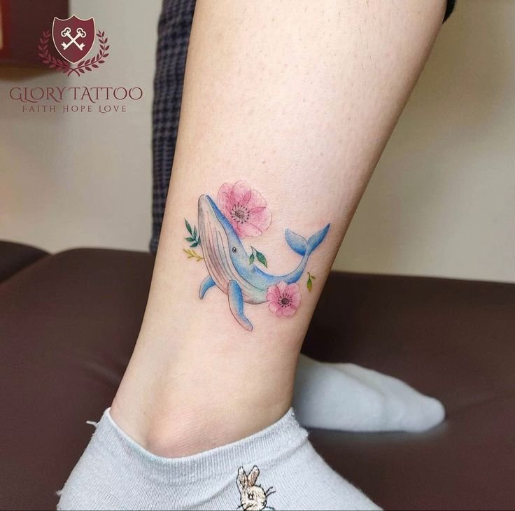 tattoo hình cá voi nghệ thuật siêu đẹp