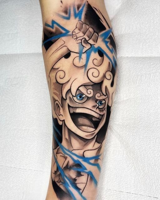 Tattoo Luffy đẹp trên cánh tay cho nam tattoo luffy đẹp ở cánh tay cho nam