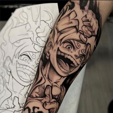 Tattoo Luffy cực đẹp và cá tính tattoo luffy siêu đẹp và phong cách